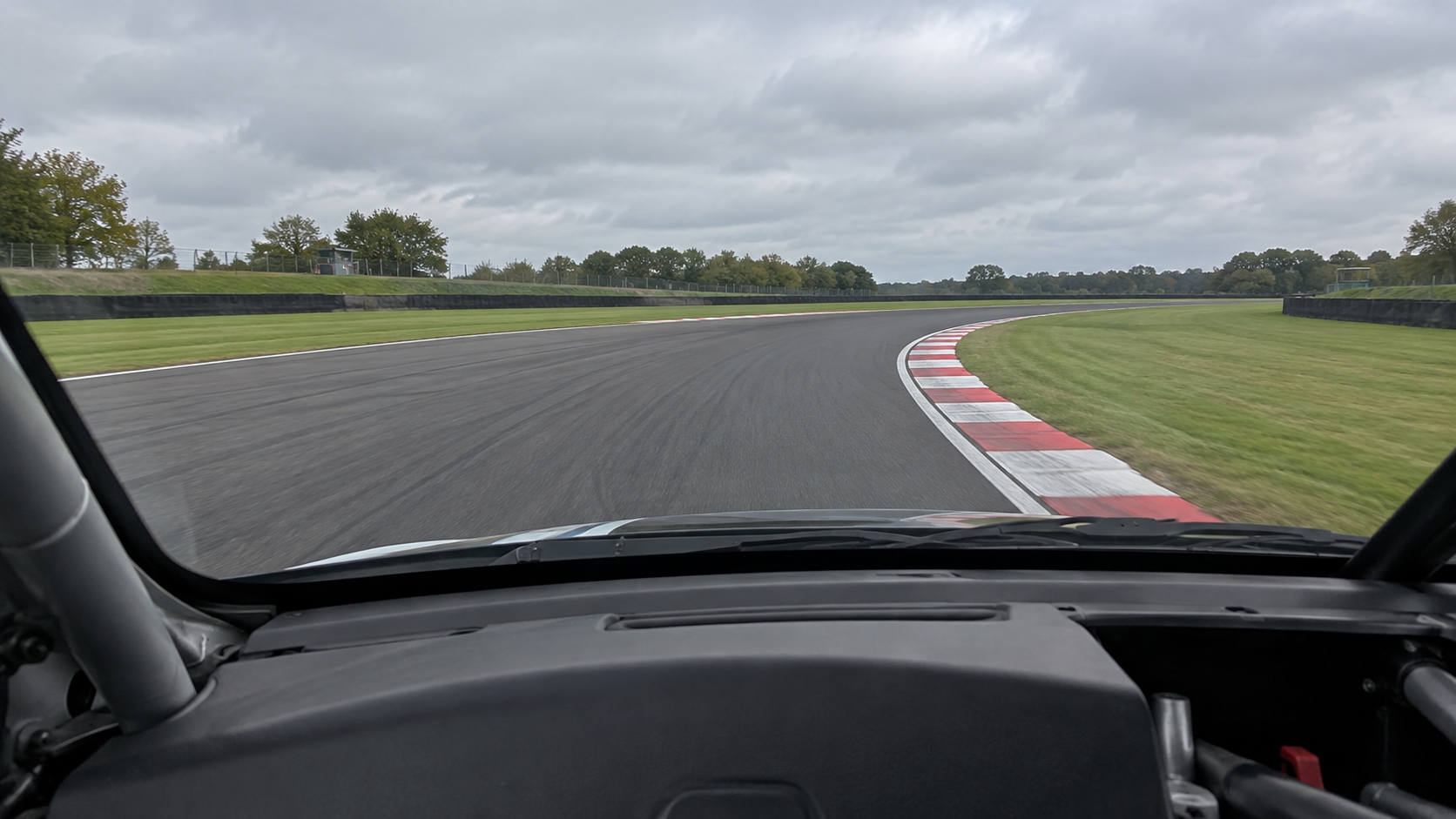 Illustrative onboard image for the selected lap